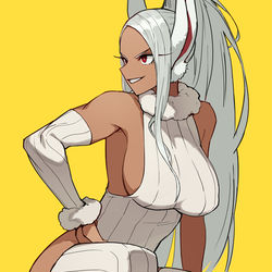 This is a pixiv picture whose title is Mirko.