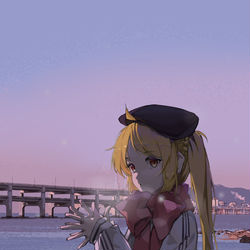 This is a pixiv picture whose title is 照片 美少女 与天空.