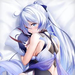 This is a pixiv picture whose title is 「〜キアナちゃんのプライベートタイム〜」.