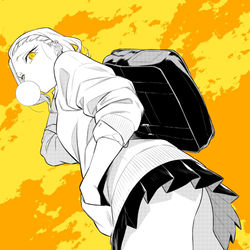 This is a pixiv picture whose title is やんちゃギャルの安城さん.