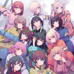 This is a pixiv picture whose title is 虹の華.