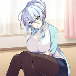 This is a pixiv picture whose title is 人付き合いが苦手な未亡人の雪女さんと呪いの指輪2.