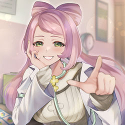 This is a pixiv picture whose title is ミモザ先生.