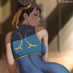 This is a pixiv picture whose title is Chun-Li.