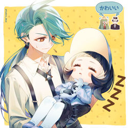 This is a pixiv picture whose title is 27~34日目、遊び疲れたポピーちゃん.