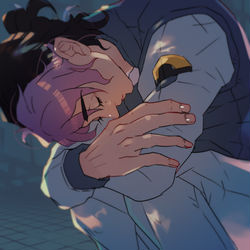 This is a pixiv picture whose title is おやすみボブ.