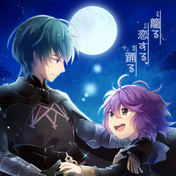 This is a pixiv picture whose title is 【同人誌再録】レト←ベル白鷺杯本.