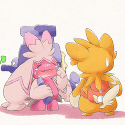 This is a pixiv picture whose title is 治療.