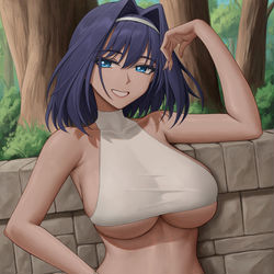 This is a pixiv picture whose title is [ホロライブ] オーロ・クロニー / Kronii.