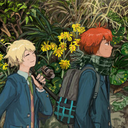 This is a pixiv picture whose title is 冬の花.