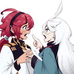 This is a pixiv picture whose title is はっきり言いなさい！.