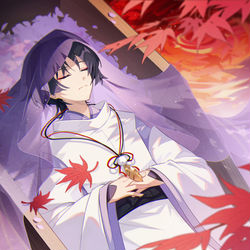 This is a pixiv picture whose title is 借景ノ棺.