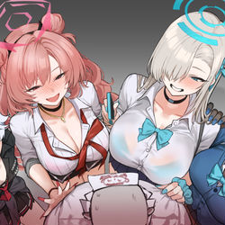 This is a pixiv picture whose title is きたくぶギャルたちと先生.