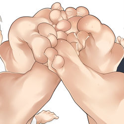 This is a pixiv picture whose title is あしつめあわせ.