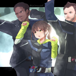 This is a pixiv picture whose title is 鞍馬財閥チーム.