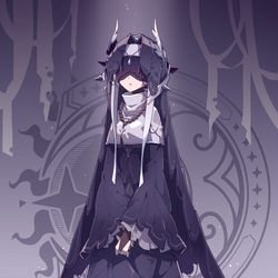 This is a pixiv picture whose title is Black Water Lily.