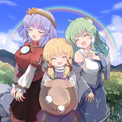 This is a pixiv picture whose title is 守矢家.