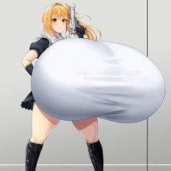 This is a pixiv picture whose title is 最胸のアサシン.