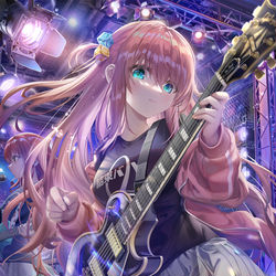 This is a pixiv picture whose title is あのバンド.