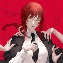 This is a pixiv picture whose title is マキマ.