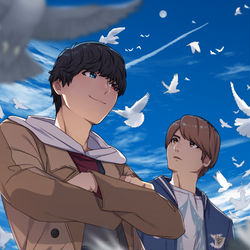 This is a pixiv picture whose title is 『PEACE』.