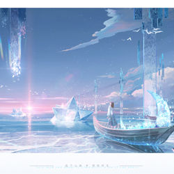 This is a pixiv picture whose title is 时间之海概念.