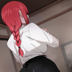 This is a pixiv picture whose title is Ms. Makima.