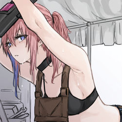 This is a pixiv picture whose title is AR-15.