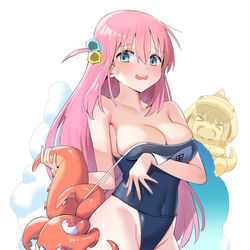 This is a pixiv picture whose title is Bocchi's crisis!.