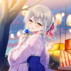 This is a pixiv picture whose title is 『冷たい孤高の転校生は放課後、合鍵回して甘デレる。2』.