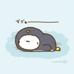 This is a pixiv picture whose title is 南極の日.
