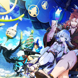 This is a pixiv picture whose title is 竜族の休息.