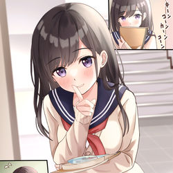 This is a pixiv picture whose title is 「今から授業サボりませんか？」.