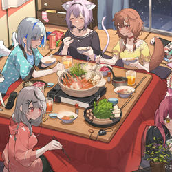This is a pixiv picture whose title is 年末を過ごす.