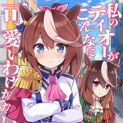 This is a pixiv picture whose title is 私のテイオーがこんなに可愛いわけがない！.