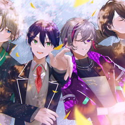 This is a pixiv picture whose title is 無人島最高……？！✨✨✨✨.