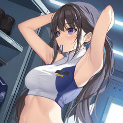This is a pixiv picture whose title is たきなのスポコス・リコイル.