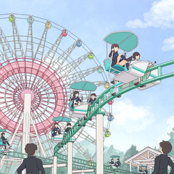 This is a pixiv picture whose title is サイクルモノレール.