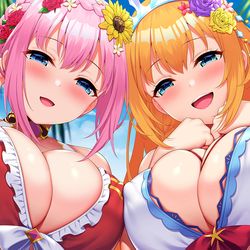 This is a pixiv picture whose title is ユイ＆ぺコリーヌ.