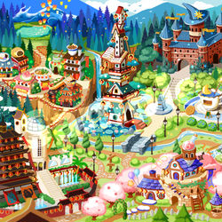 This is a pixiv picture whose title is マップイラスト.
