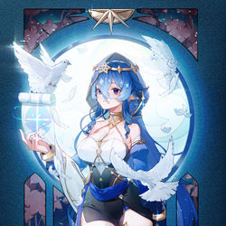 This is a pixiv picture whose title is 画了莱依拉。.