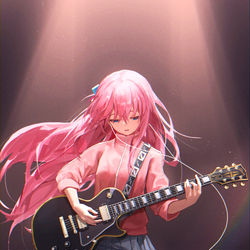 This is a pixiv picture whose title is ぼっちちゃん.