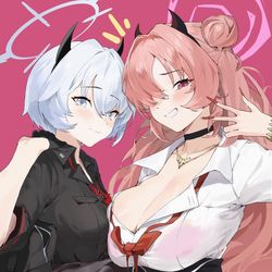 This is a pixiv picture whose title is 👿😈.