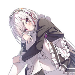 This is a pixiv picture whose title is お抱えメイド.