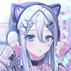 This is a pixiv picture whose title is 🐾.