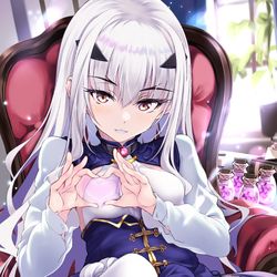 This is a pixiv picture whose title is らぶめりゅ.