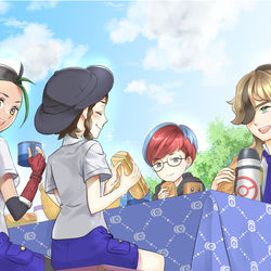 This is a pixiv picture whose title is ピクニック.