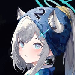 This is a pixiv picture whose title is シロコ（青いターバンの少女）.
