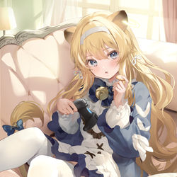 This is a pixiv picture whose title is 🔔🐾.