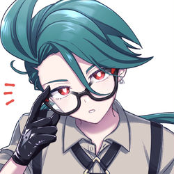 This is a pixiv picture whose title is 上目遣いチリちゃん.